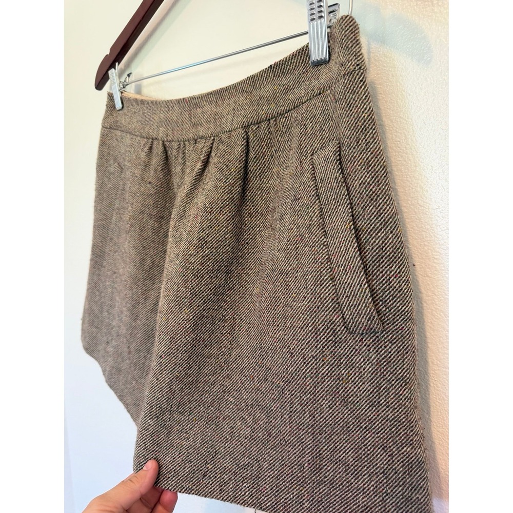 J.Crew women's wool mini skirt,pockets size 6,work formal casual y2k,chic,prepp - Picture 6 of 10